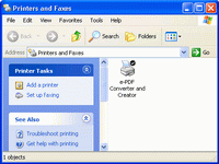 e-PDF Converter and Creator Printer screenshot e-PDF Converter and Creator Printer screenshot