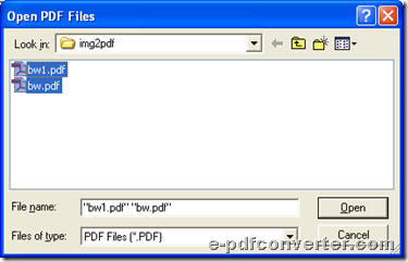 Add PDF files during converting PDF to HTML