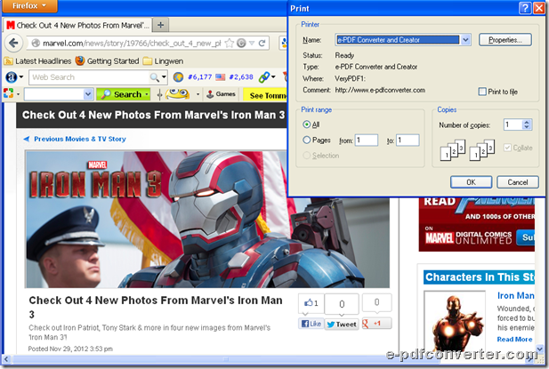 print specific print resolution/DPI PDF with virtual printer 