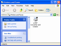 Word Perfect to EPS Converter in Fax&Printer folder